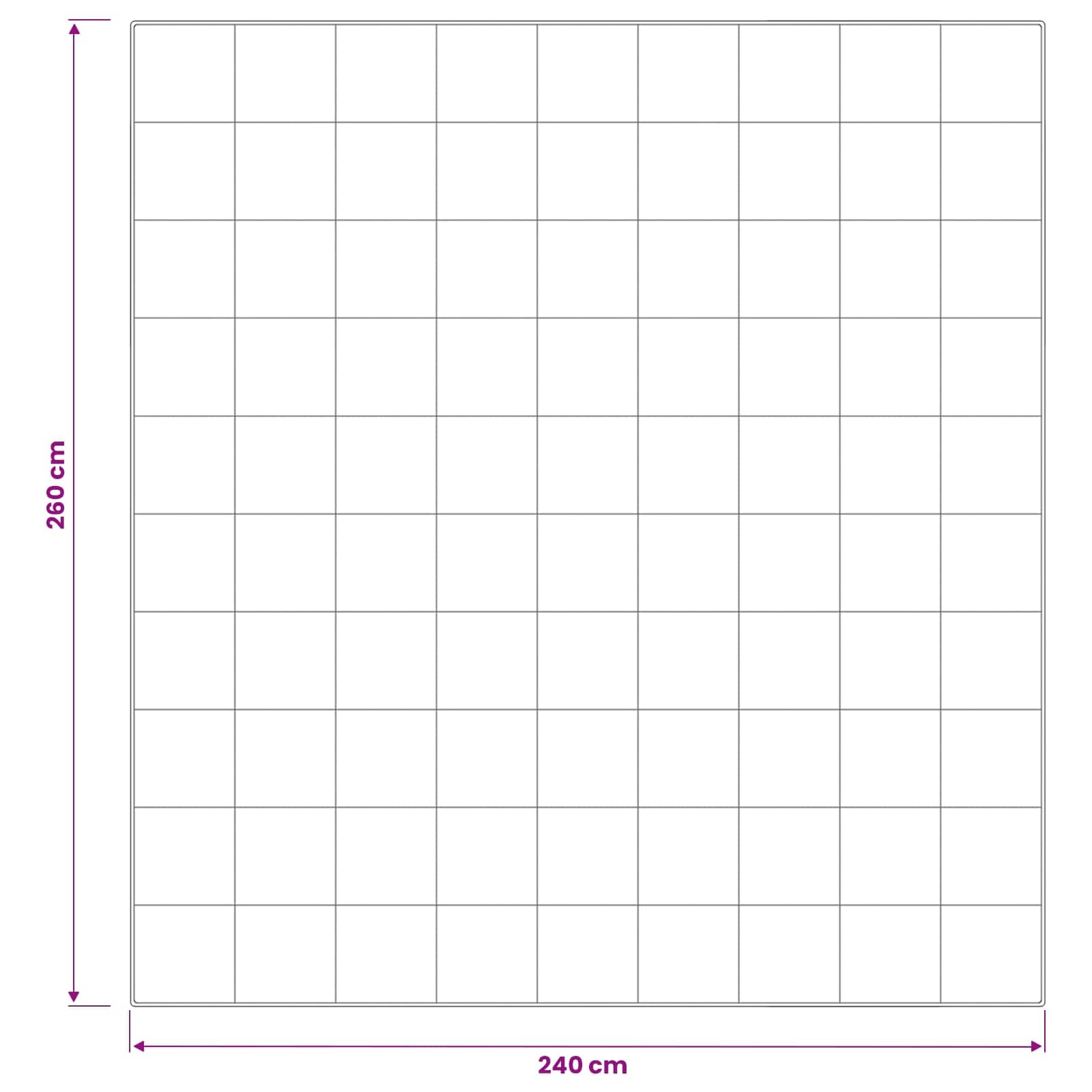 vidaXL Zestaw kołdry i poduszek 3 pcs 240 x 260 cm 4 pory roku 300 GSM
