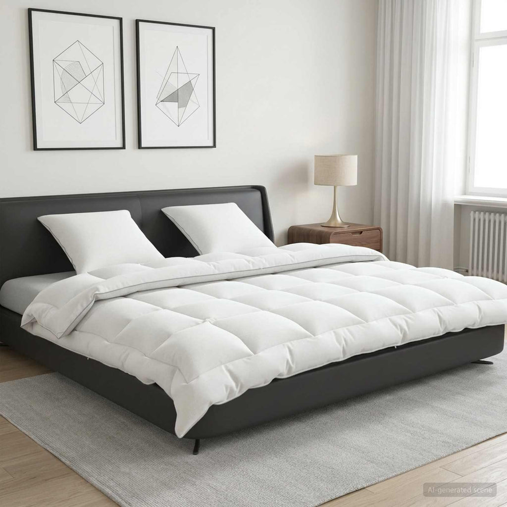 vidaXL Zestaw kołdry i poduszek 3 pcs 220x240 cm Zima 450 GSM Wełna