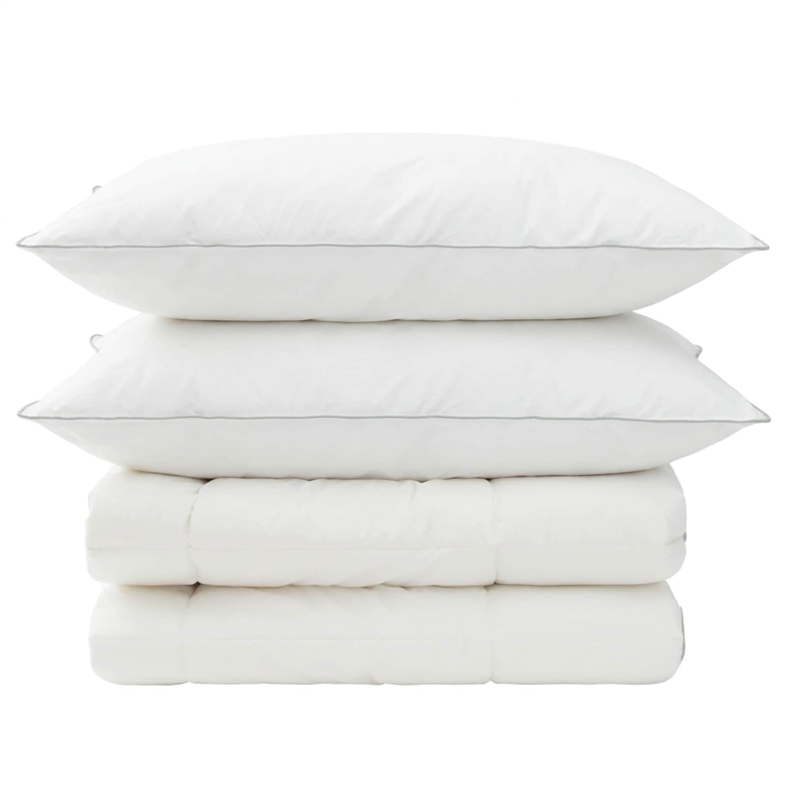 vidaXL Zestaw kołdry i poduszek 3 pcs 240x260 cm Zima 450 GSM Wełna