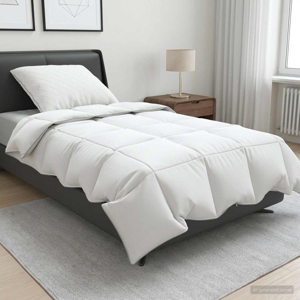 vidaXL Zestaw kołdry 90% z gęsiego puchu FULDA 2 szt. 140 x 200 cm