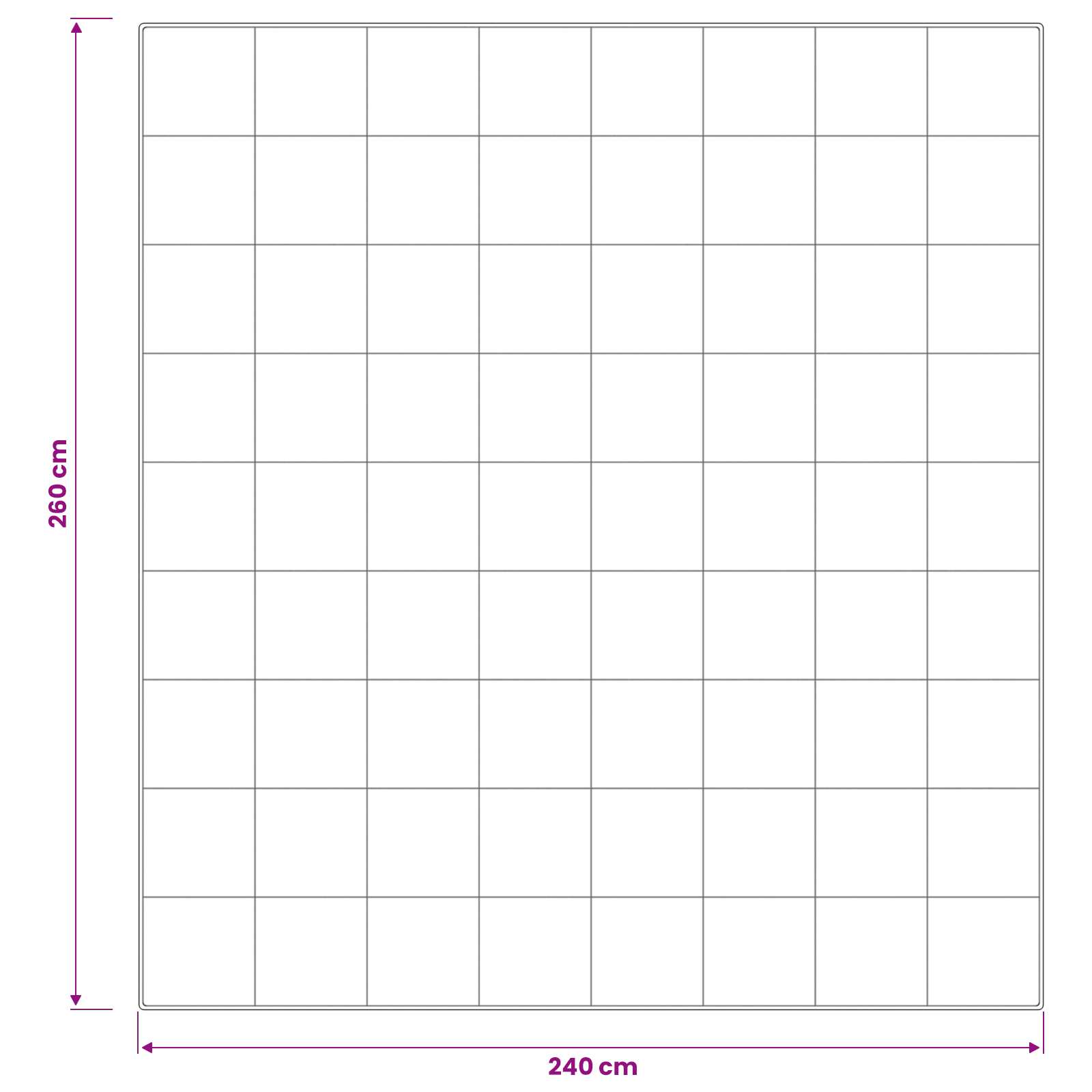 vidaXL Kołdra FULDA 240 x 260 cm Lato 100 GSM 90% puch gęsi Biały