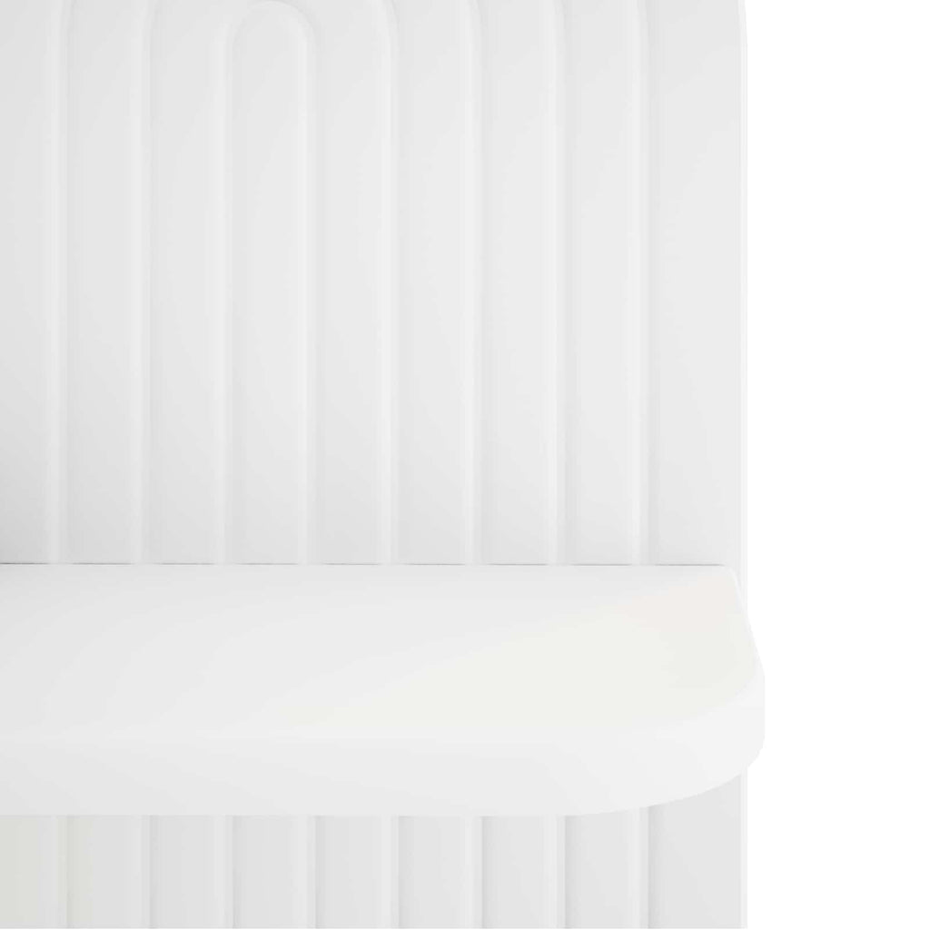 vidaXL Półka ścienna 2 szt. Biały 23 x 13.5 x 37.5 cm