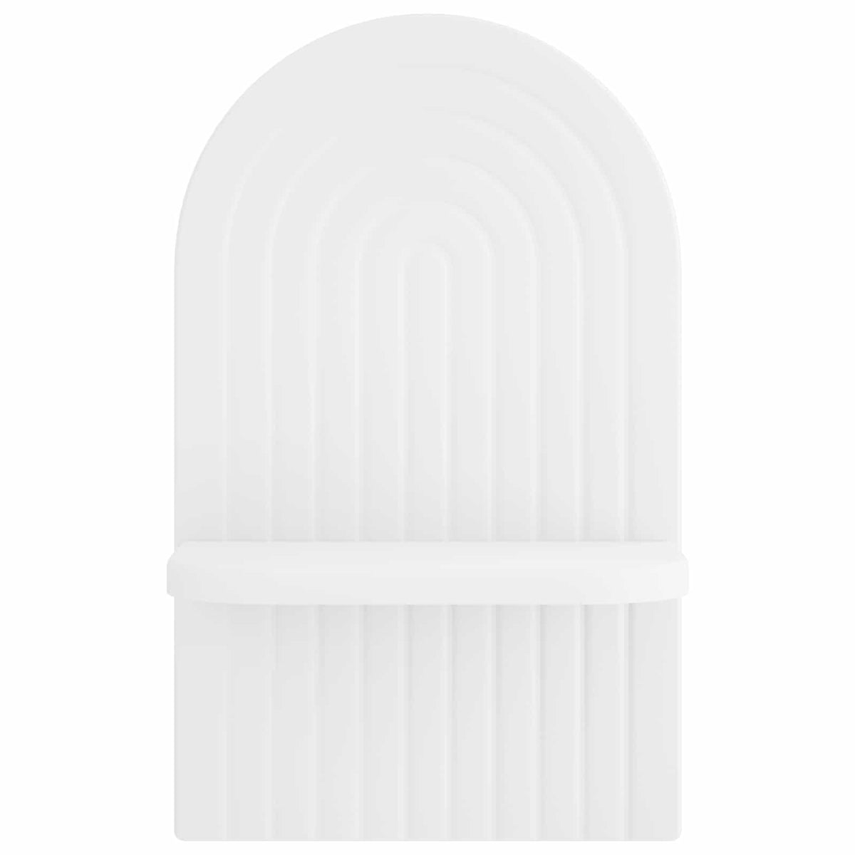 vidaXL Półka ścienna 2 szt. Biały 23 x 13.5 x 37.5 cm