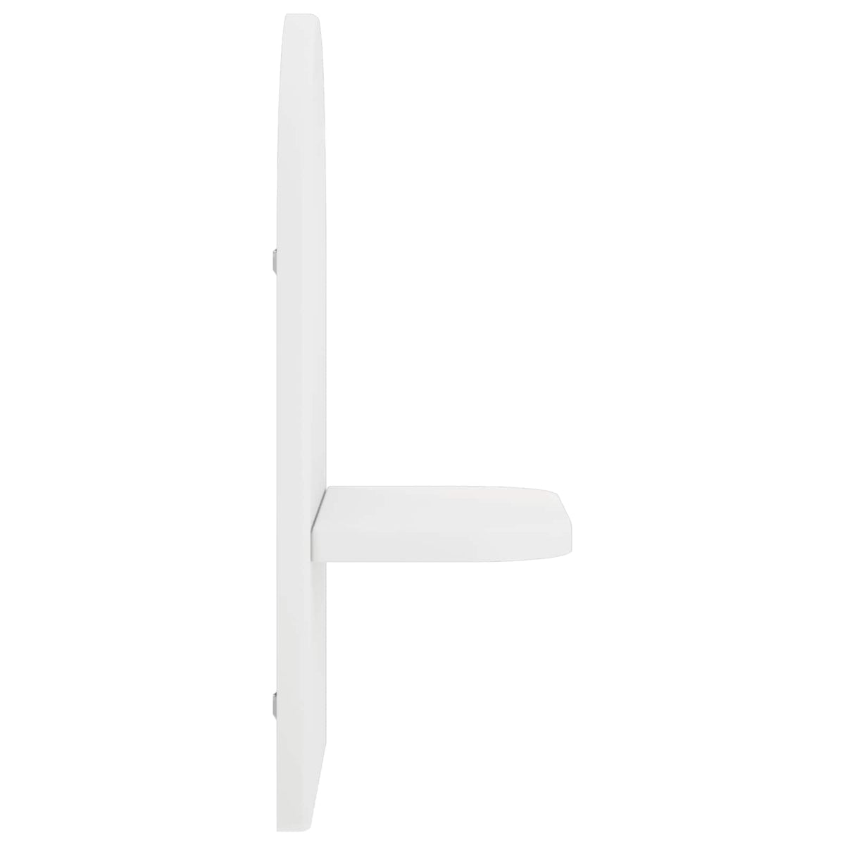 vidaXL Półka ścienna 2 szt. Biały 23 x 13.5 x 37.5 cm
