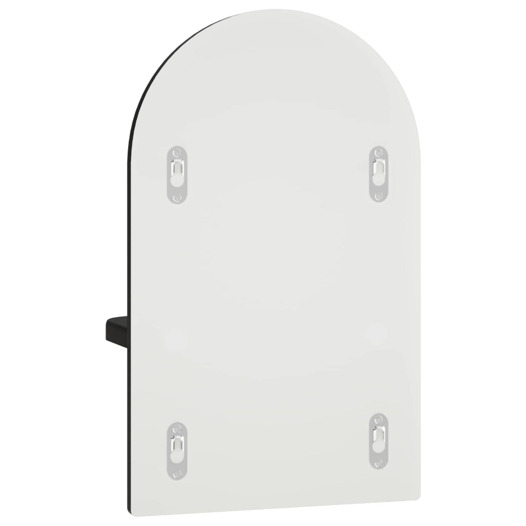 vidaXL Półka ścienna 2 szt. Czarny 23 x 13,5 x 37,5 cm