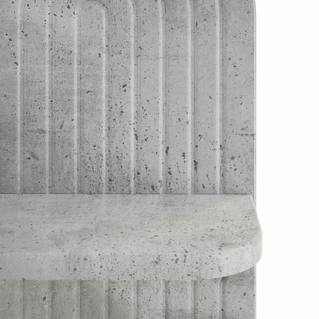 vidaXL Półka ścienna 2 szt. Betonowy szary 23 x 13.5 x 37.5 cm