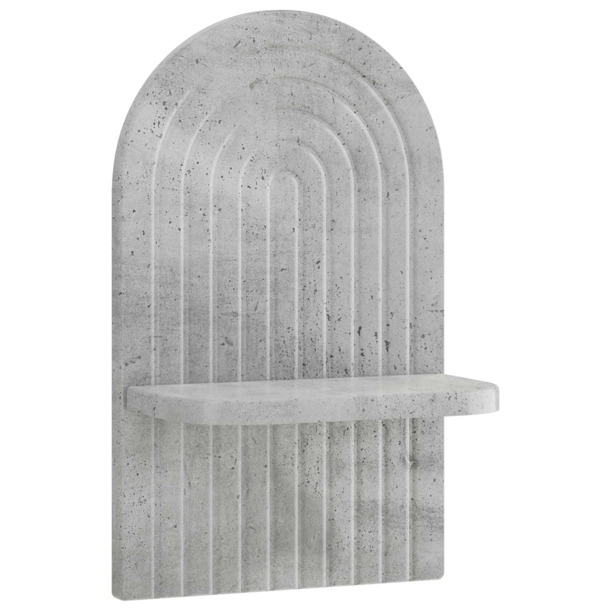 vidaXL Półka ścienna 2 szt. Betonowy szary 23 x 13.5 x 37.5 cm
