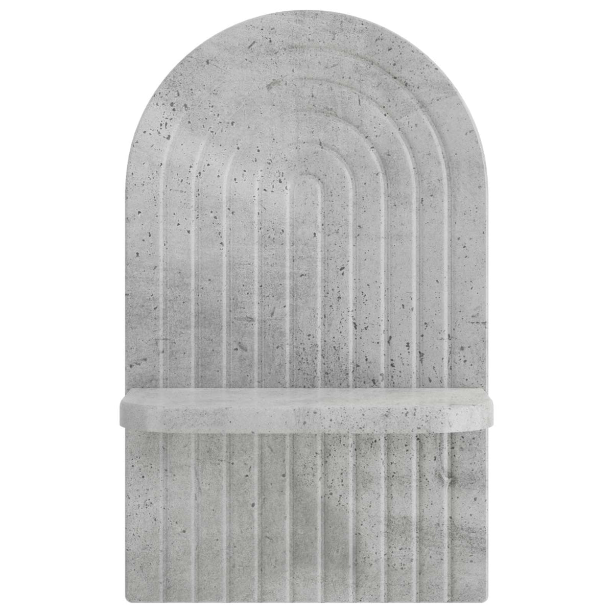 vidaXL Półka ścienna 2 szt. Betonowy szary 23 x 13.5 x 37.5 cm