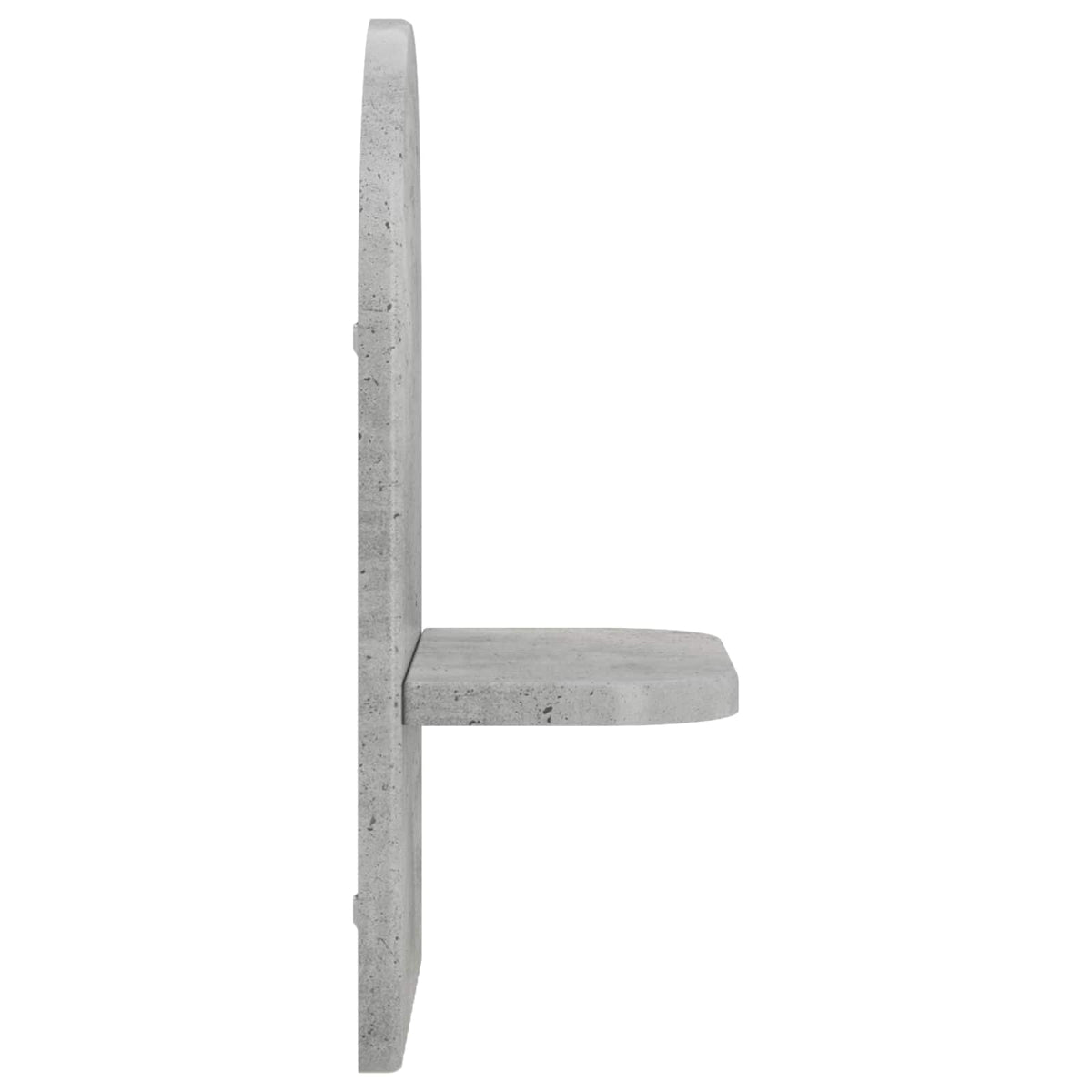 vidaXL Półka ścienna 2 szt. Betonowy szary 23 x 13.5 x 37.5 cm