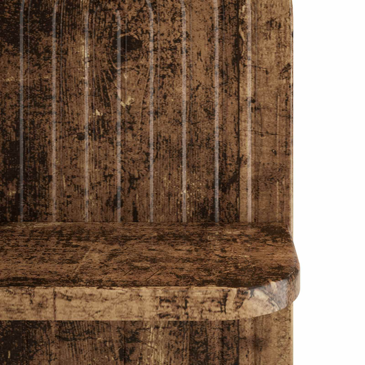 vidaXL Półka ścienna 2 szt. Stare drewno 23 x 13,5 x 37,5 cm