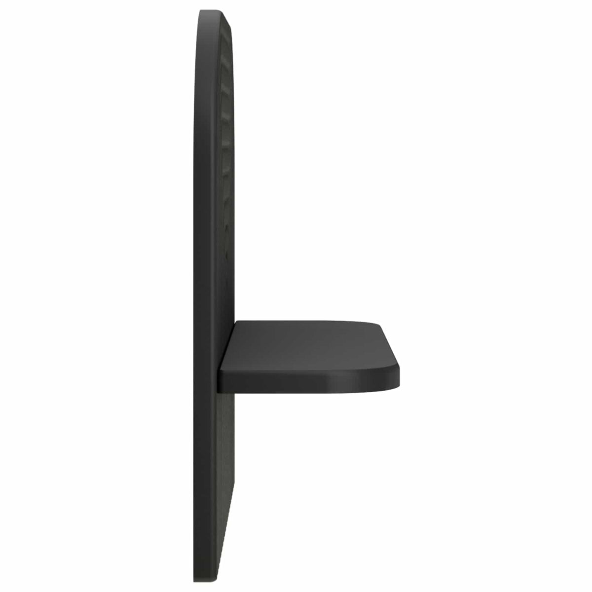 vidaXL Półka ścienna 2 szt. Czarny 41 x 13.5 x 37.5 cm