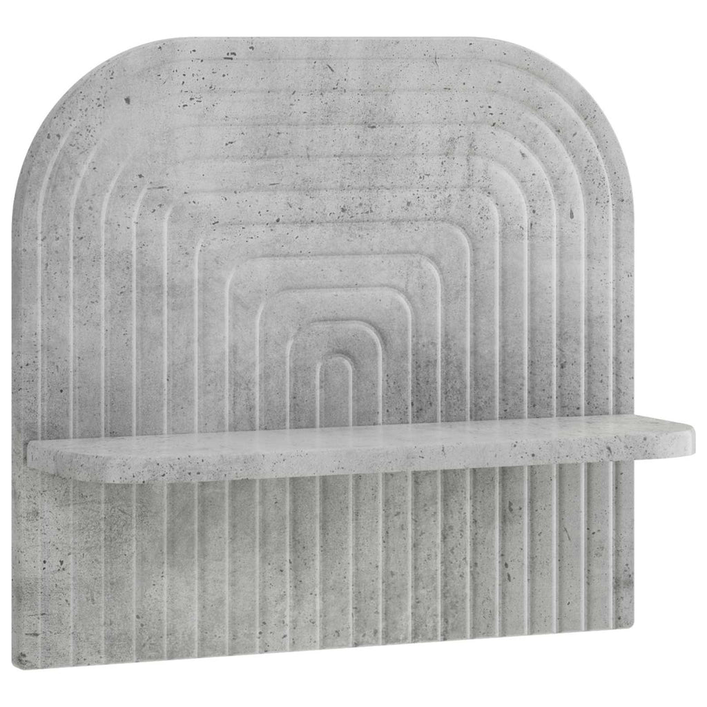 vidaXL Półka ścienna 2 szt. Betonowy szary 41 x 13,5 x 37,5 cm