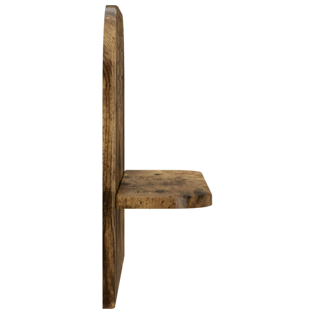 vidaXL Półka ścienna 2 szt. Dąb wędzony 41 x 13.5 x 37.5 cm