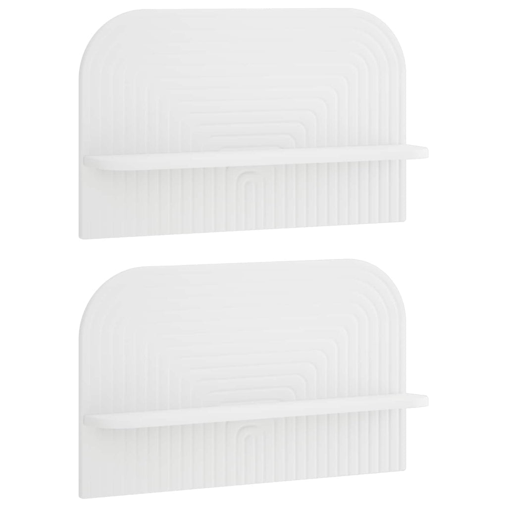 vidaXL Półka ścienna 2 szt. Biały 60 x 13.5 x 37.5 cm