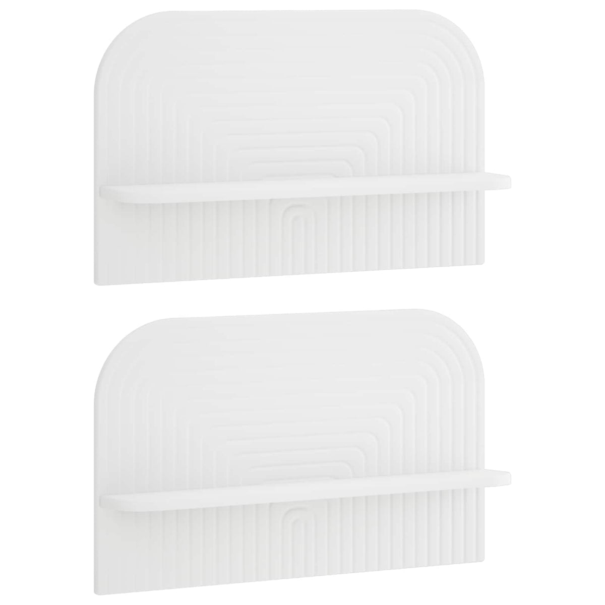 vidaXL Półka ścienna 2 szt. Biały 60 x 13.5 x 37.5 cm