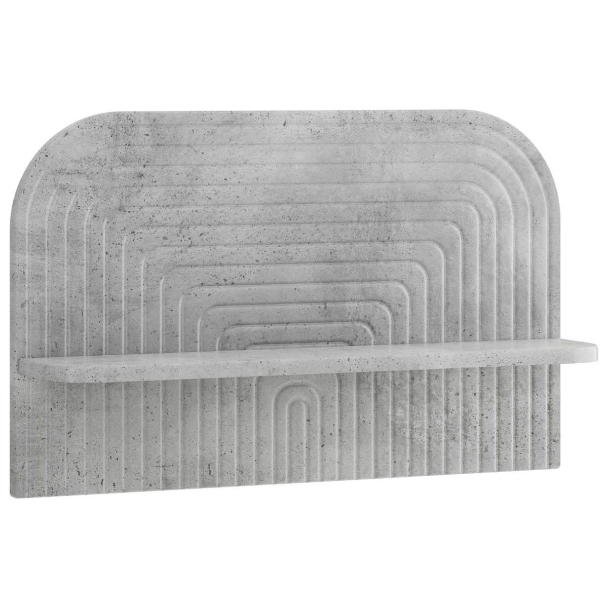 vidaXL Półka ścienna 2 szt. Betonowy szary 60 x 13,5 x 37,5 cm