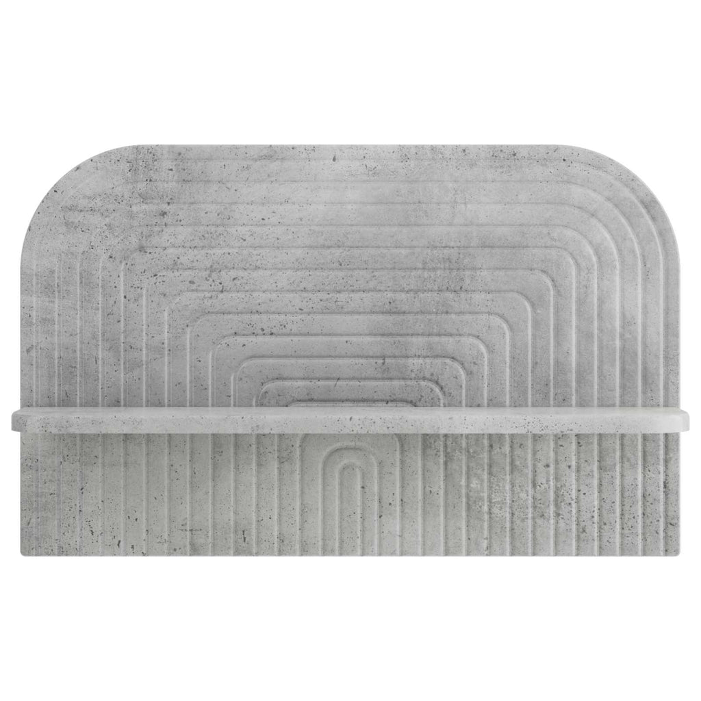 vidaXL Półka ścienna 2 szt. Betonowy szary 60 x 13,5 x 37,5 cm
