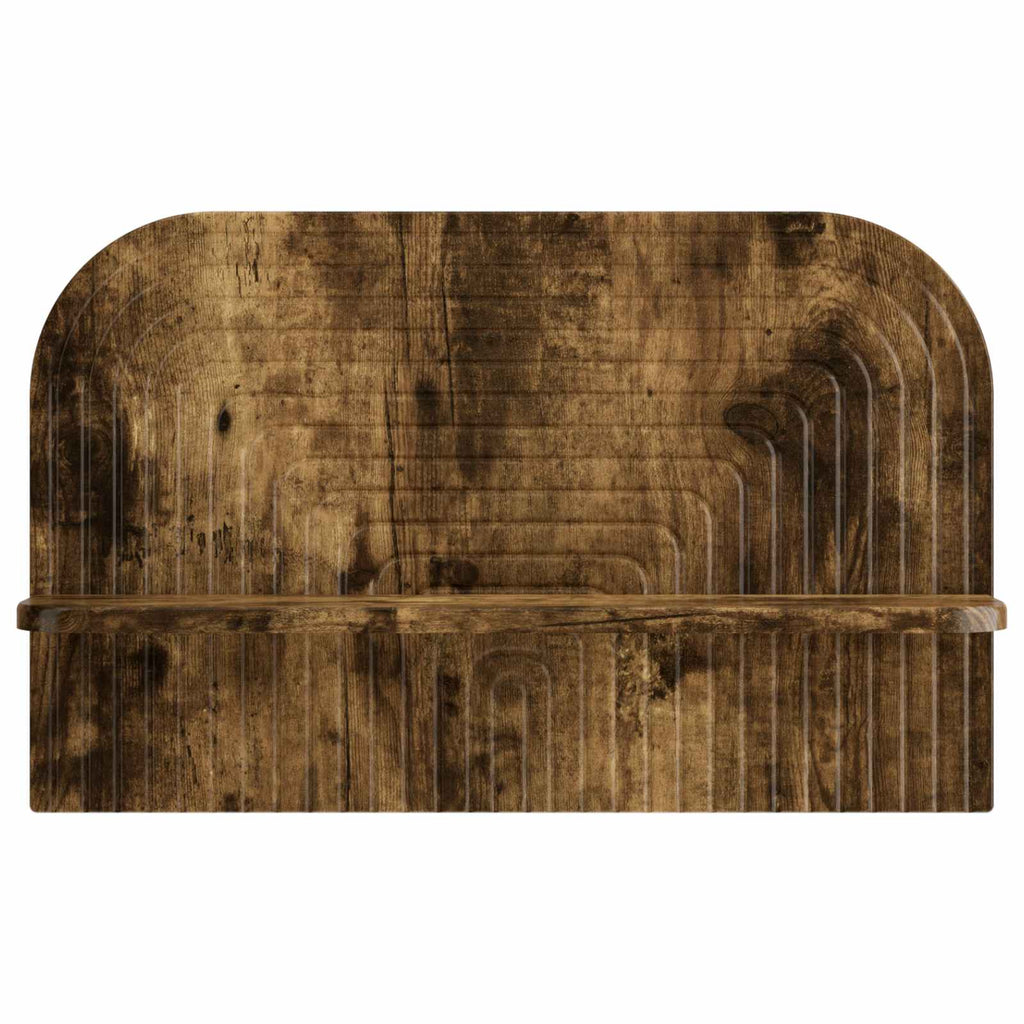 vidaXL Półka ścienna 2 szt. Dąb wędzony 60 x 13,5 x 37,5 cm