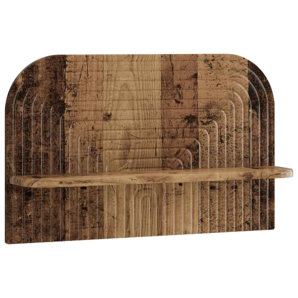 vidaXL Półka ścienna 2 szt. Stare drewno 60 x 13,5 x 37,5 cm