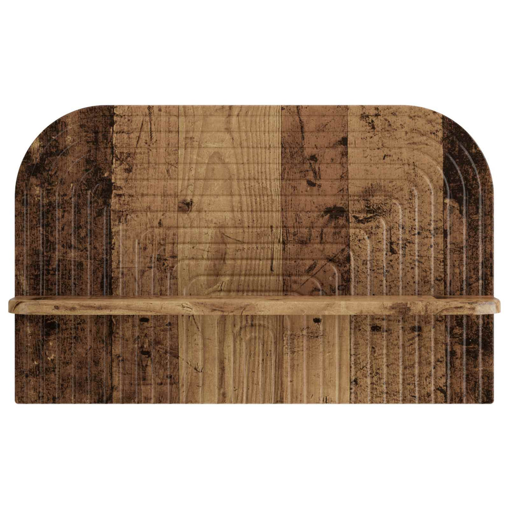 vidaXL Półka ścienna 2 szt. Stare drewno 60 x 13,5 x 37,5 cm