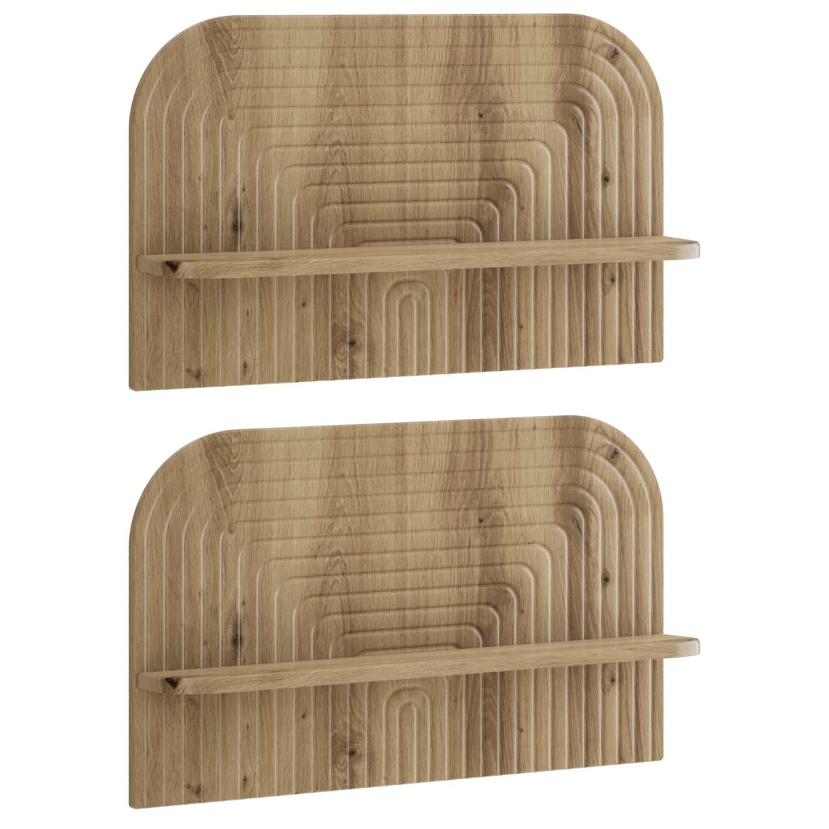vidaXL Półka ścienna 2 szt. Dąb artisan 60 x 13.5 x 37.5 cm