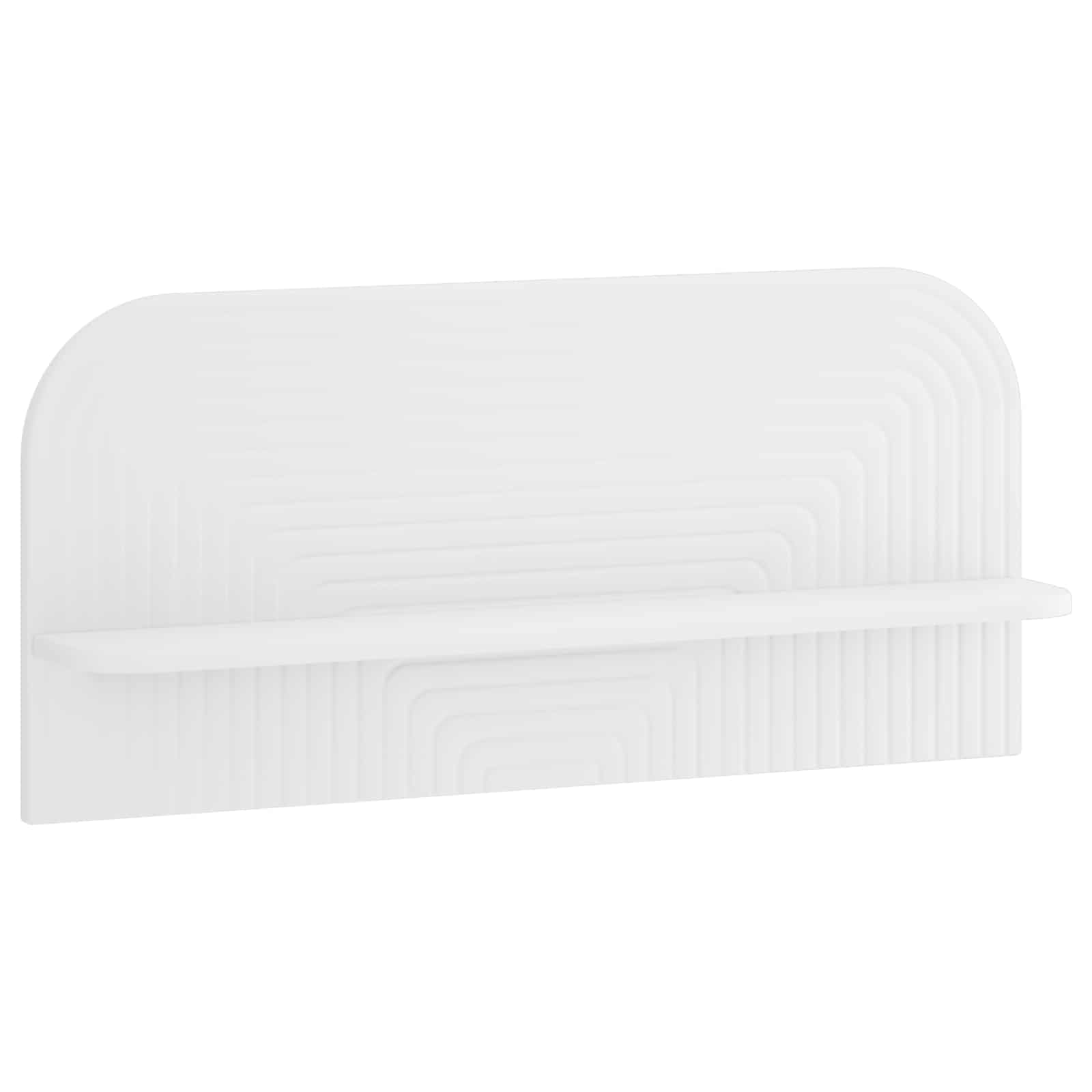 vidaXL Półka ścienna 2 szt. Biały 80,5 x 13,5 x 37,5 cm