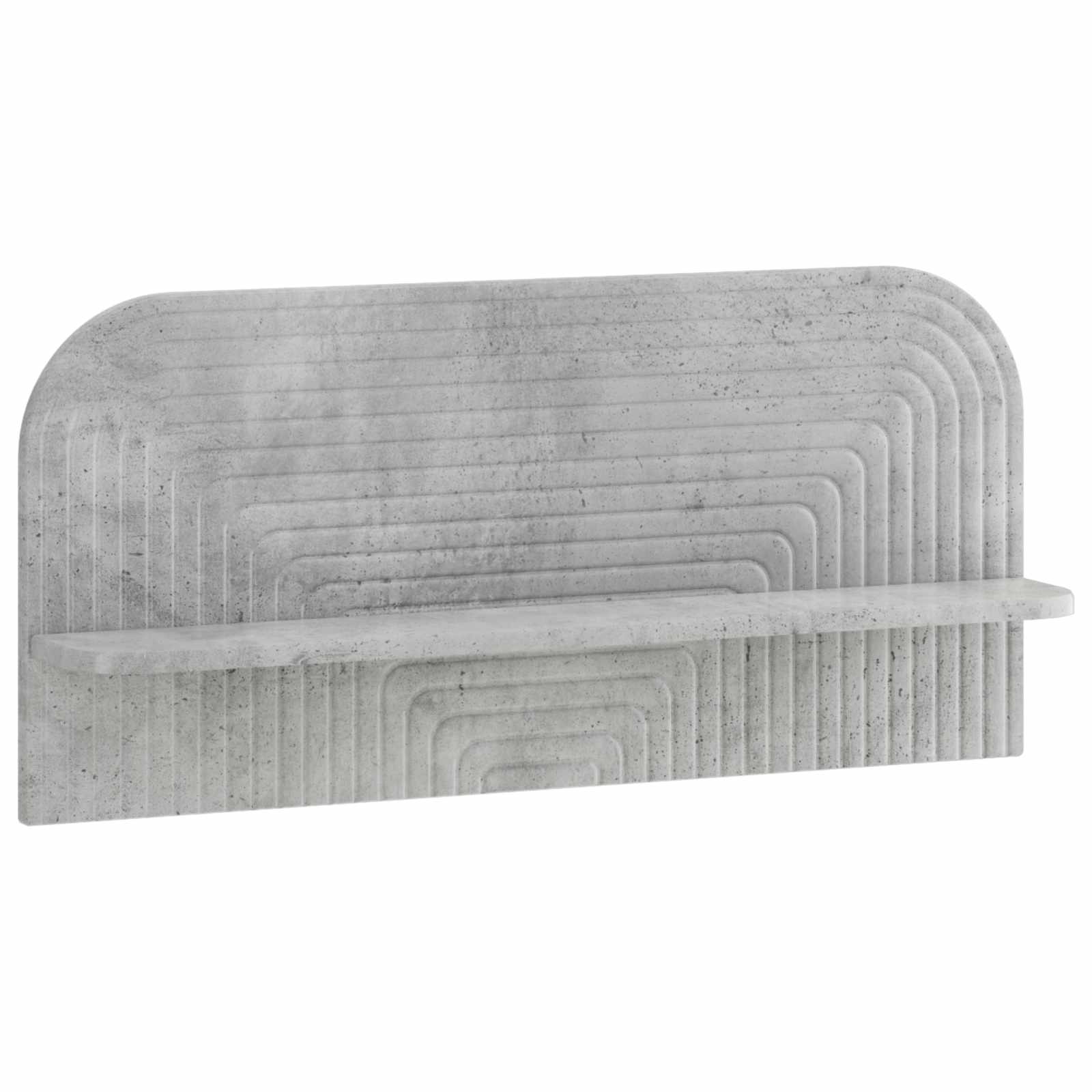 vidaXL Półka ścienna 2 szt. Betonowy szary 80,5 x 13,5 x 37,5 cm