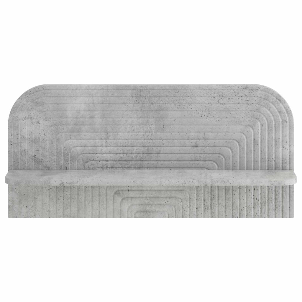 vidaXL Półka ścienna 2 szt. Betonowy szary 80,5 x 13,5 x 37,5 cm