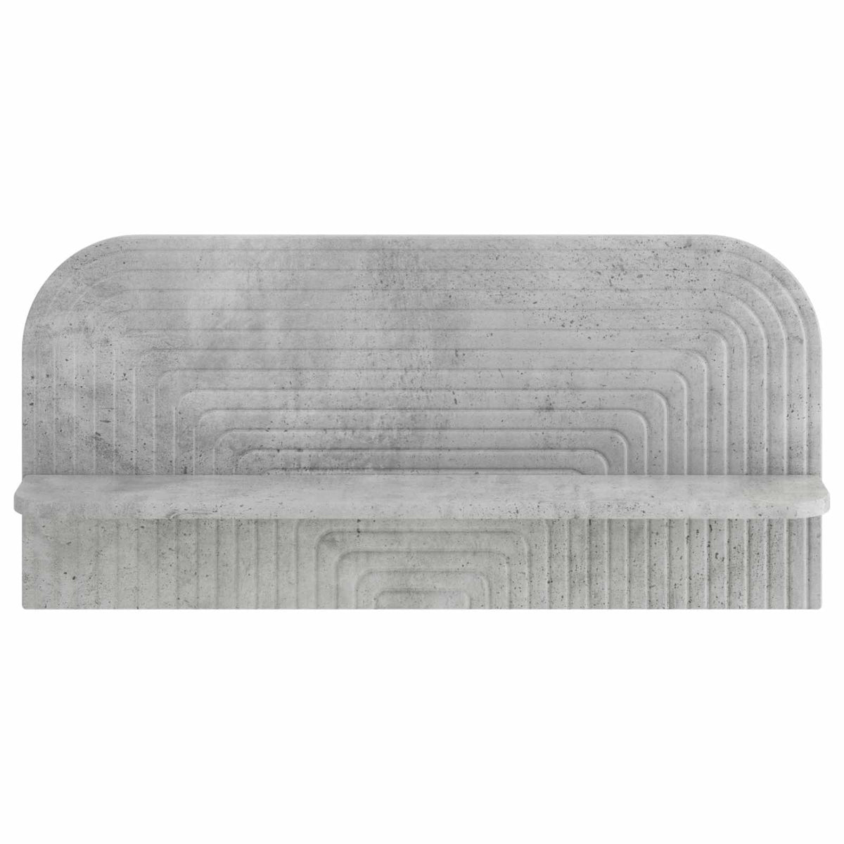 vidaXL Półka ścienna 2 szt. Betonowy szary 80,5 x 13,5 x 37,5 cm