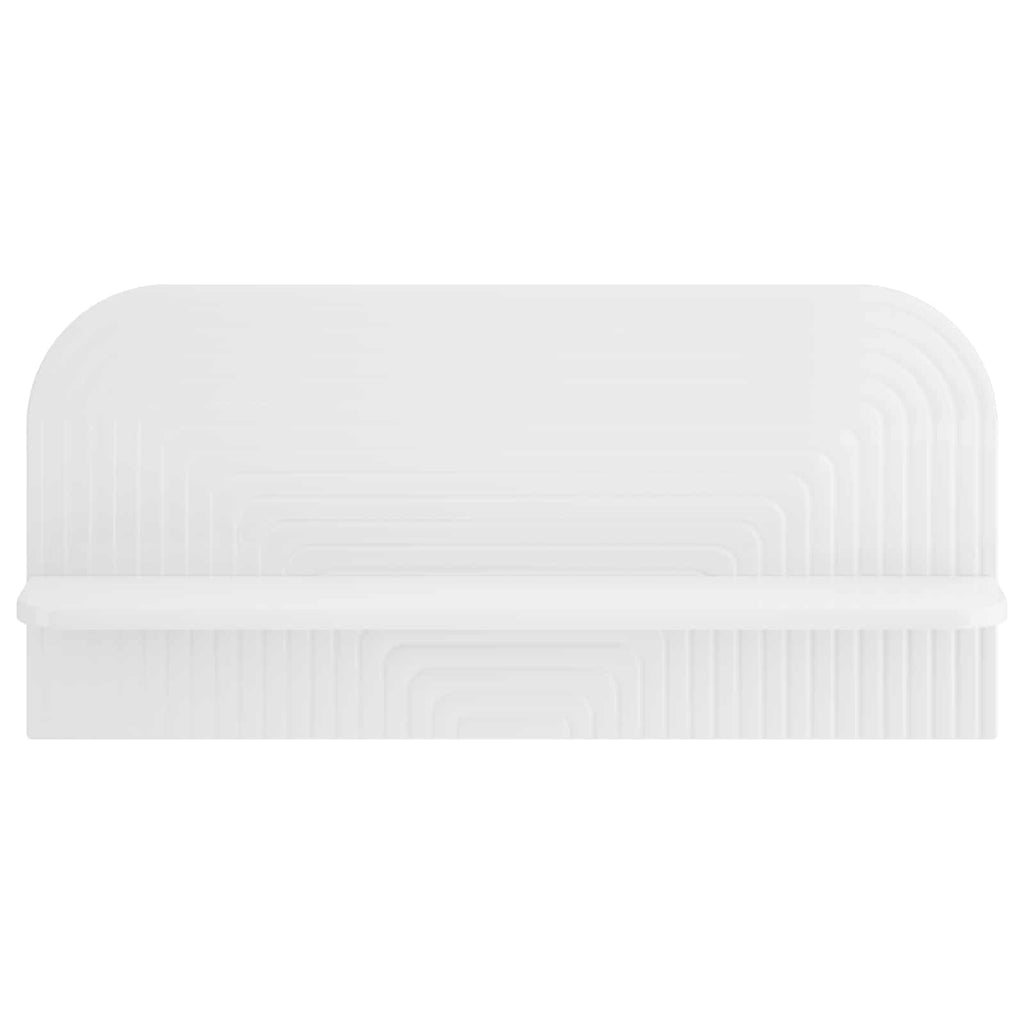 vidaXL Półka ścienna 2 szt. Biały wysoki połysk 80,5 x 13,5 x 37,5 cm