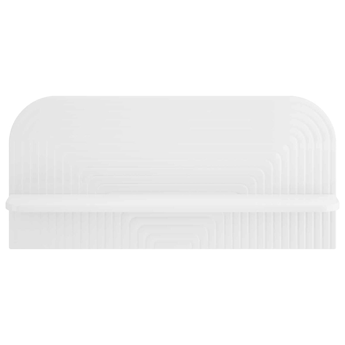 vidaXL Półka ścienna 2 szt. Biały wysoki połysk 80,5 x 13,5 x 37,5 cm