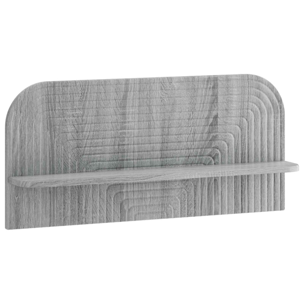 vidaXL Półka ścienna 2 szt. Szary Sonoma 80,5 x 13,5 x 37,5 cm