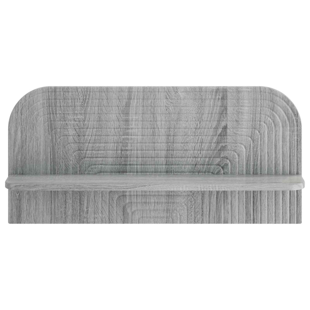 vidaXL Półka ścienna 2 szt. Szary Sonoma 80,5 x 13,5 x 37,5 cm