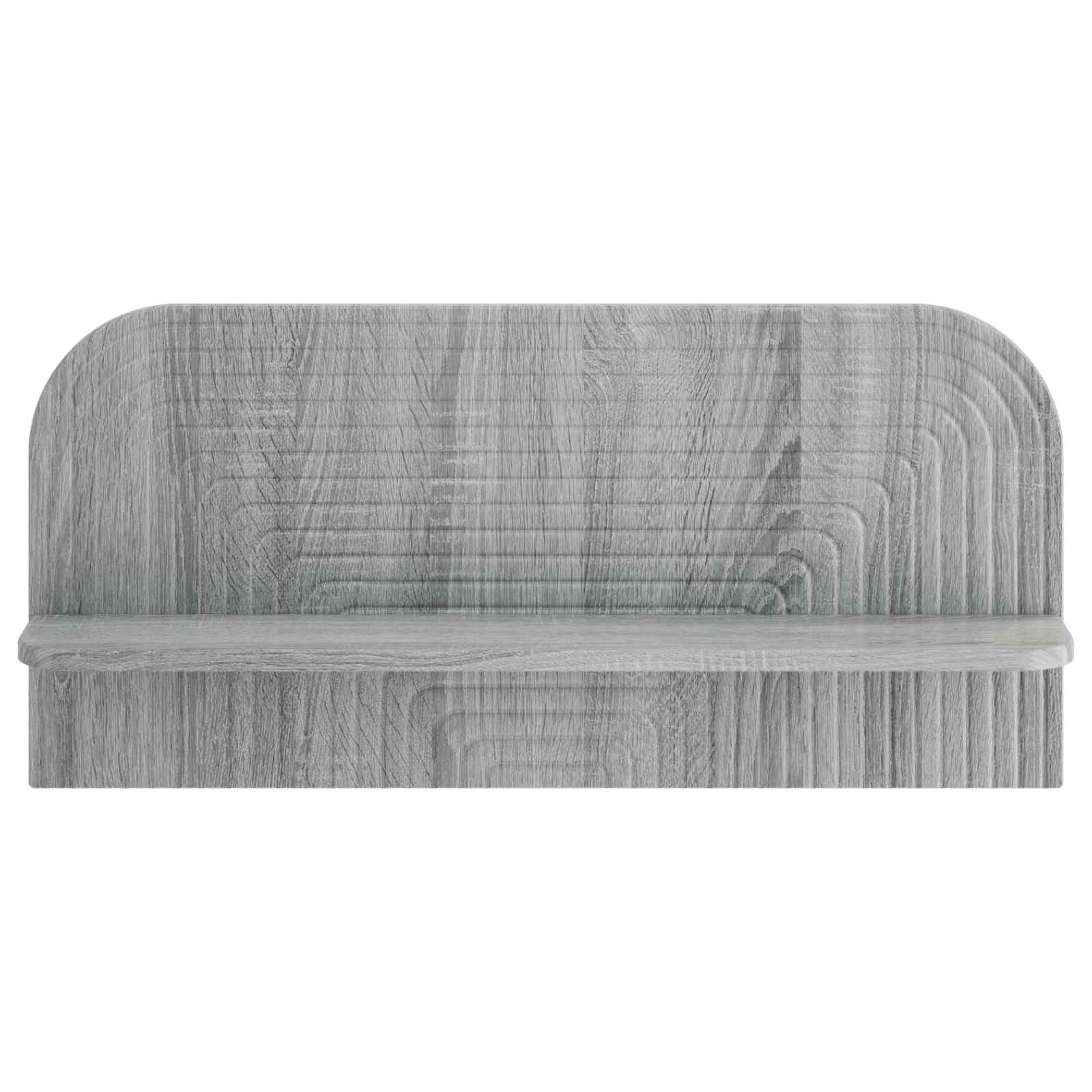 vidaXL Półka ścienna 2 szt. Szary Sonoma 80,5 x 13,5 x 37,5 cm