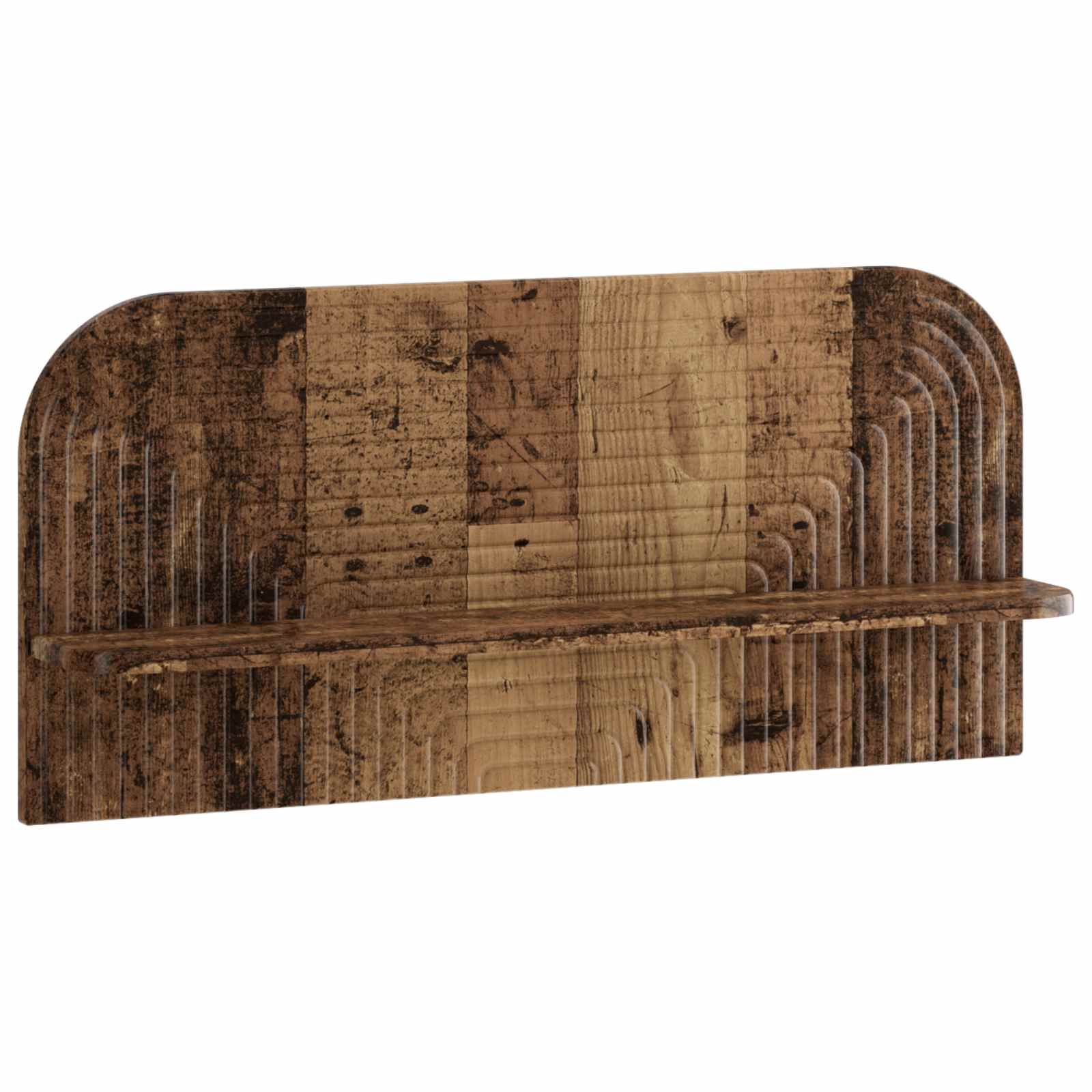 vidaXL Półka ścienna 2 szt. Stare drewno 80,5 x 13,5 x 37,5 cm