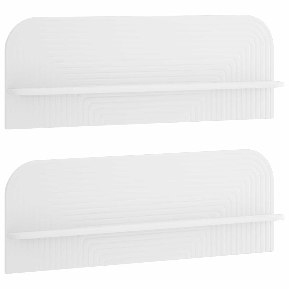 vidaXL Półka ścienna 2 szt. Biały 102 x 13.5 x 37.5 cm
