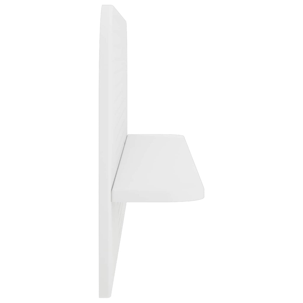 vidaXL Półka ścienna 2 szt. Biały 102 x 13.5 x 37.5 cm