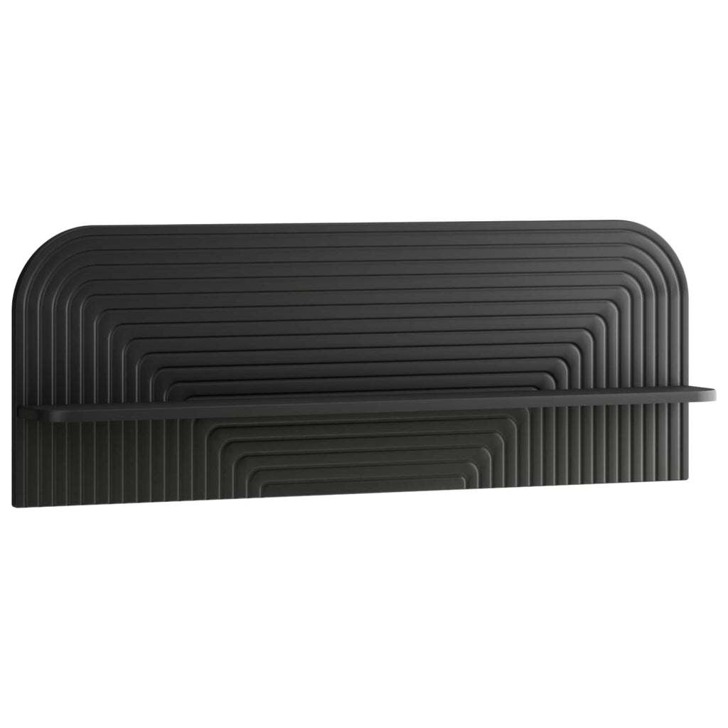 vidaXL Półka ścienna 2 szt. Czarny 102 x 13.5 x 37.5 cm