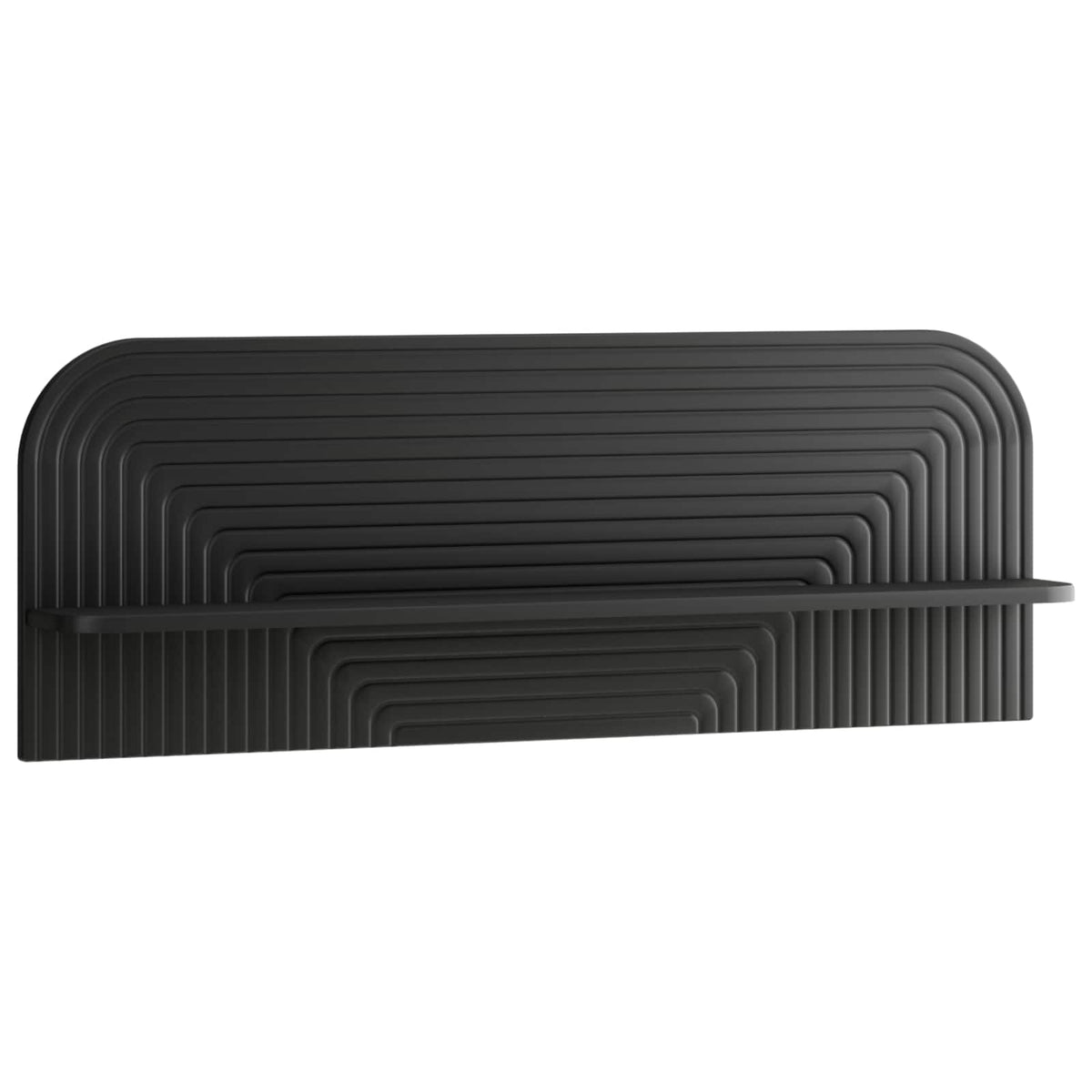 vidaXL Półka ścienna 2 szt. Czarny 102 x 13.5 x 37.5 cm