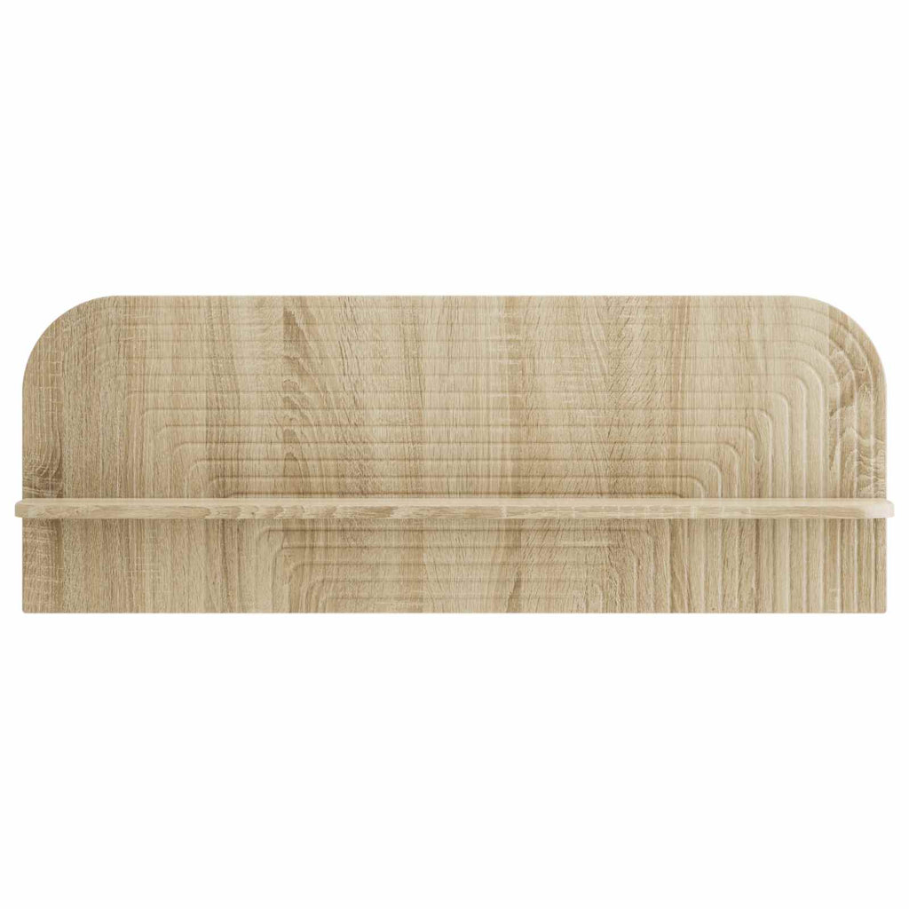 vidaXL Półka ścienna 2 szt. dąb Sonoma 102 x 13,5 x 37,5 cm