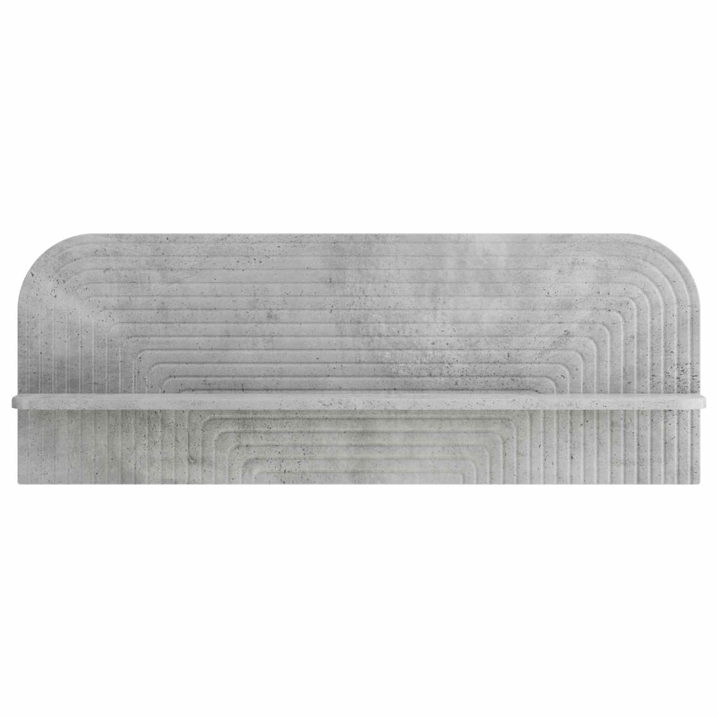 vidaXL Półka ścienna 2 szt. Betonowy szary 102 x 13,5 x 37,5 cm