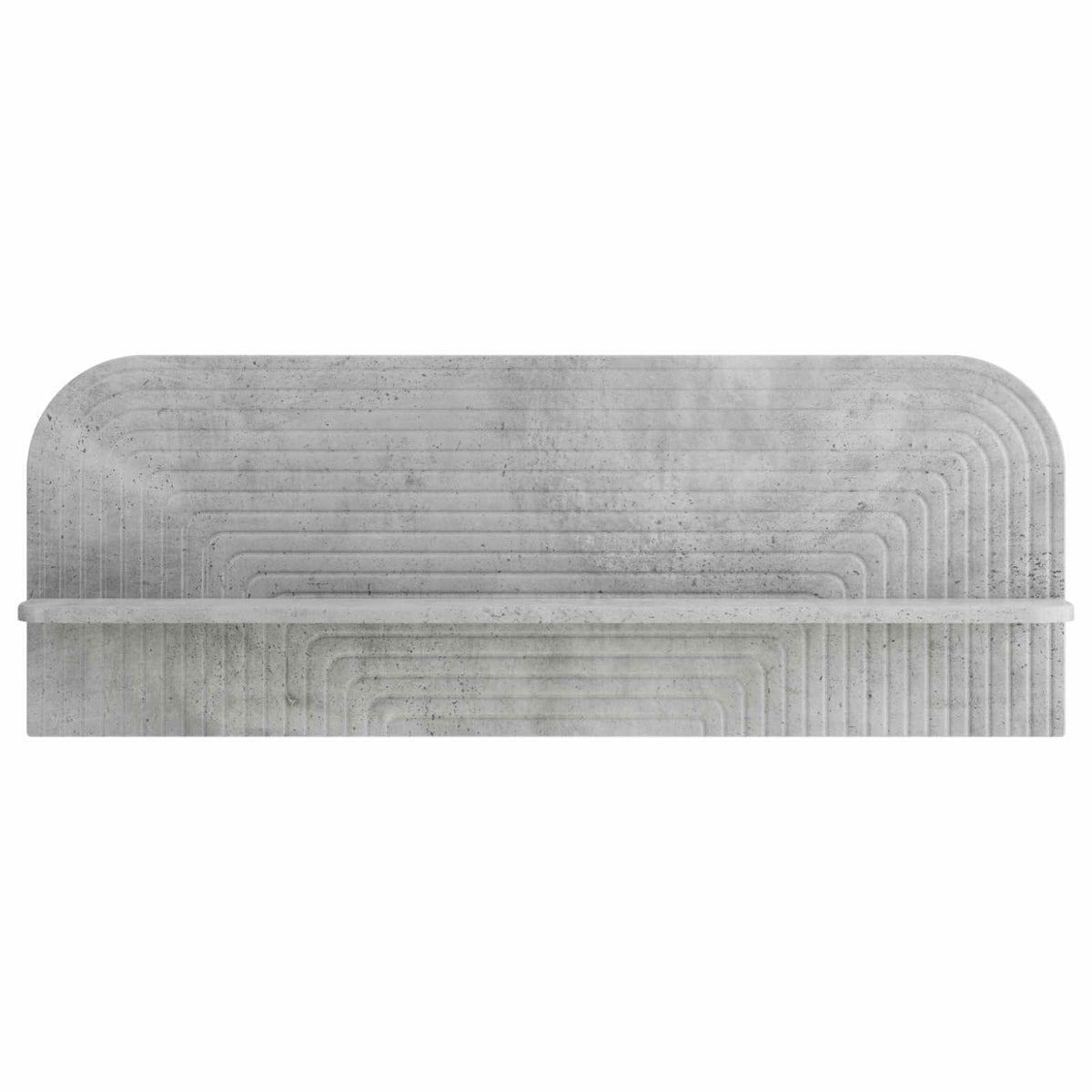 vidaXL Półka ścienna 2 szt. Betonowy szary 102 x 13,5 x 37,5 cm