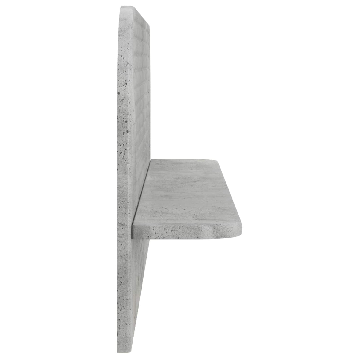 vidaXL Półka ścienna 2 szt. Betonowy szary 102 x 13,5 x 37,5 cm
