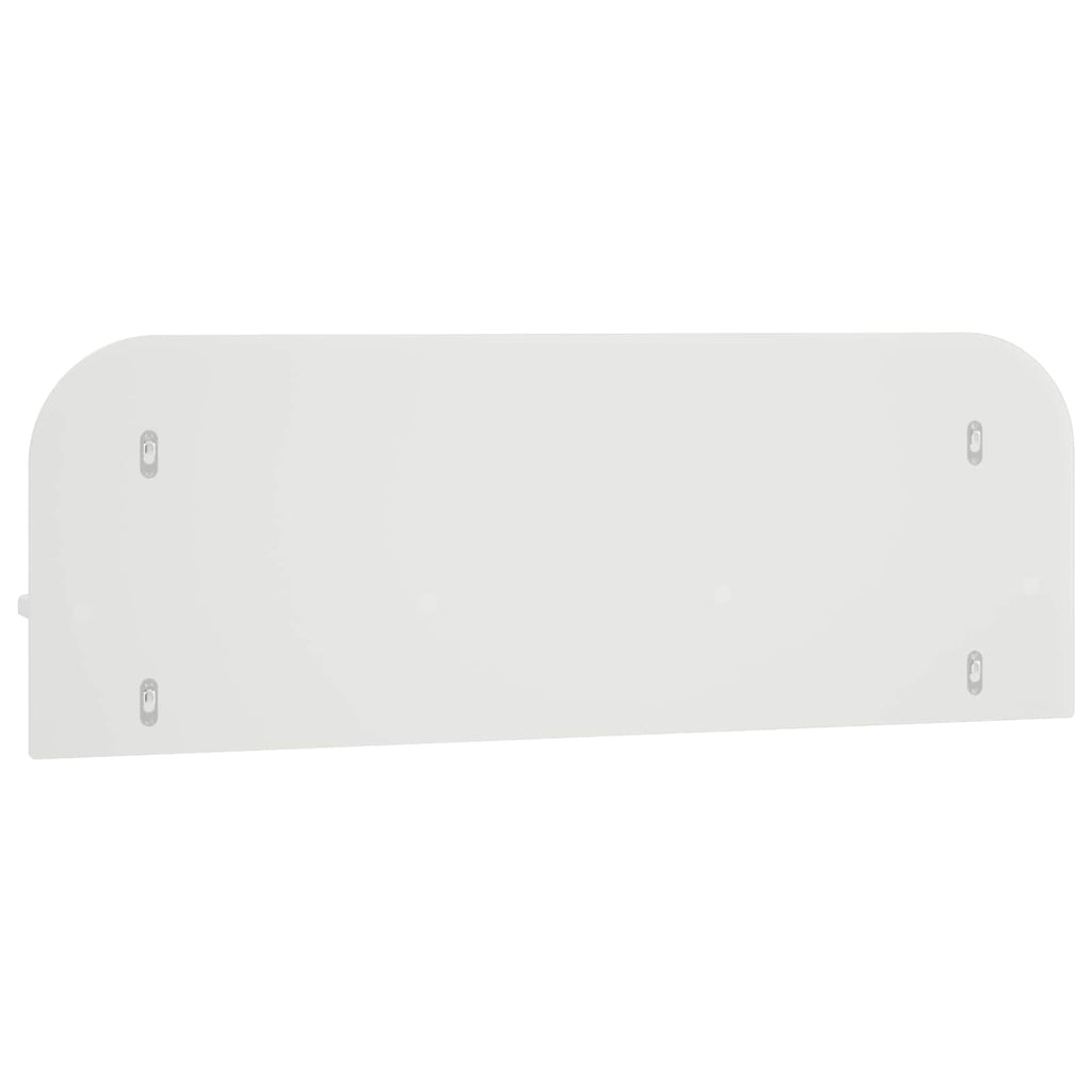 vidaXL Półka ścienna 2 szt. Biały wysoki połysk 102 x 13.5 x 37.5 cm