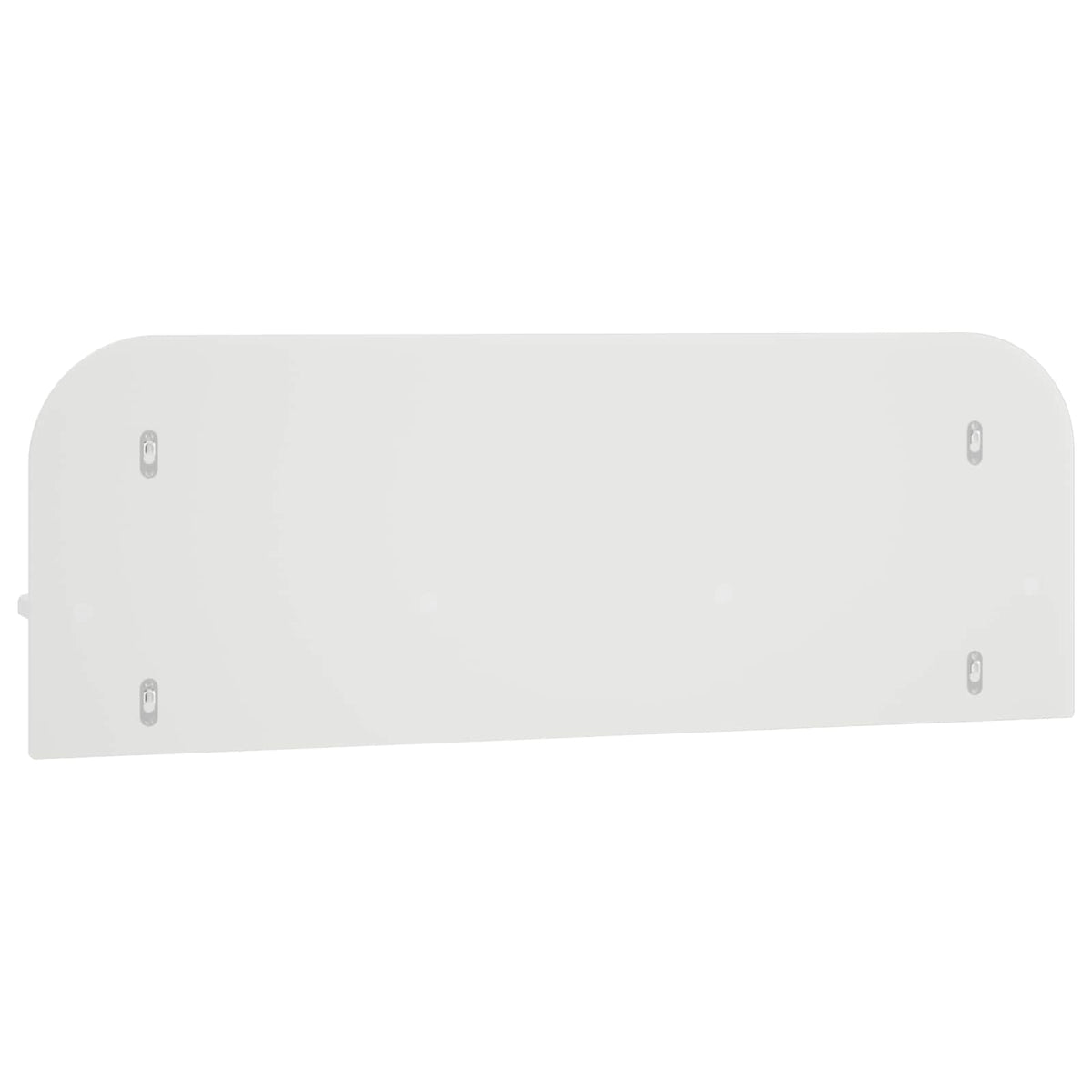 vidaXL Półka ścienna 2 szt. Biały wysoki połysk 102 x 13.5 x 37.5 cm