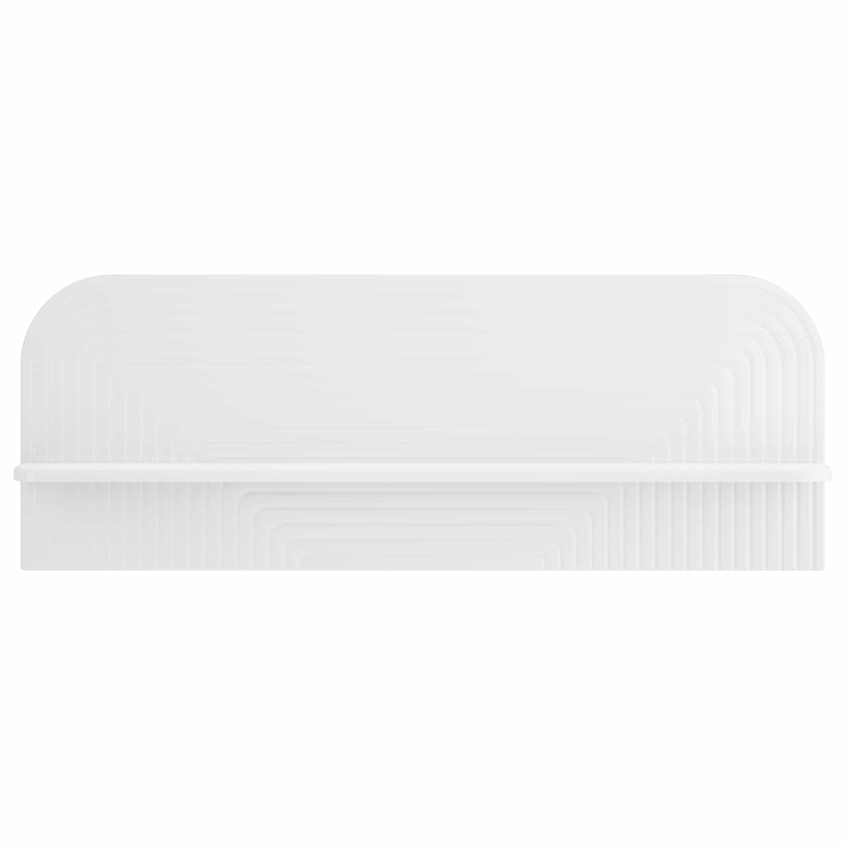 vidaXL Półka ścienna 2 szt. Biały wysoki połysk 102 x 13.5 x 37.5 cm
