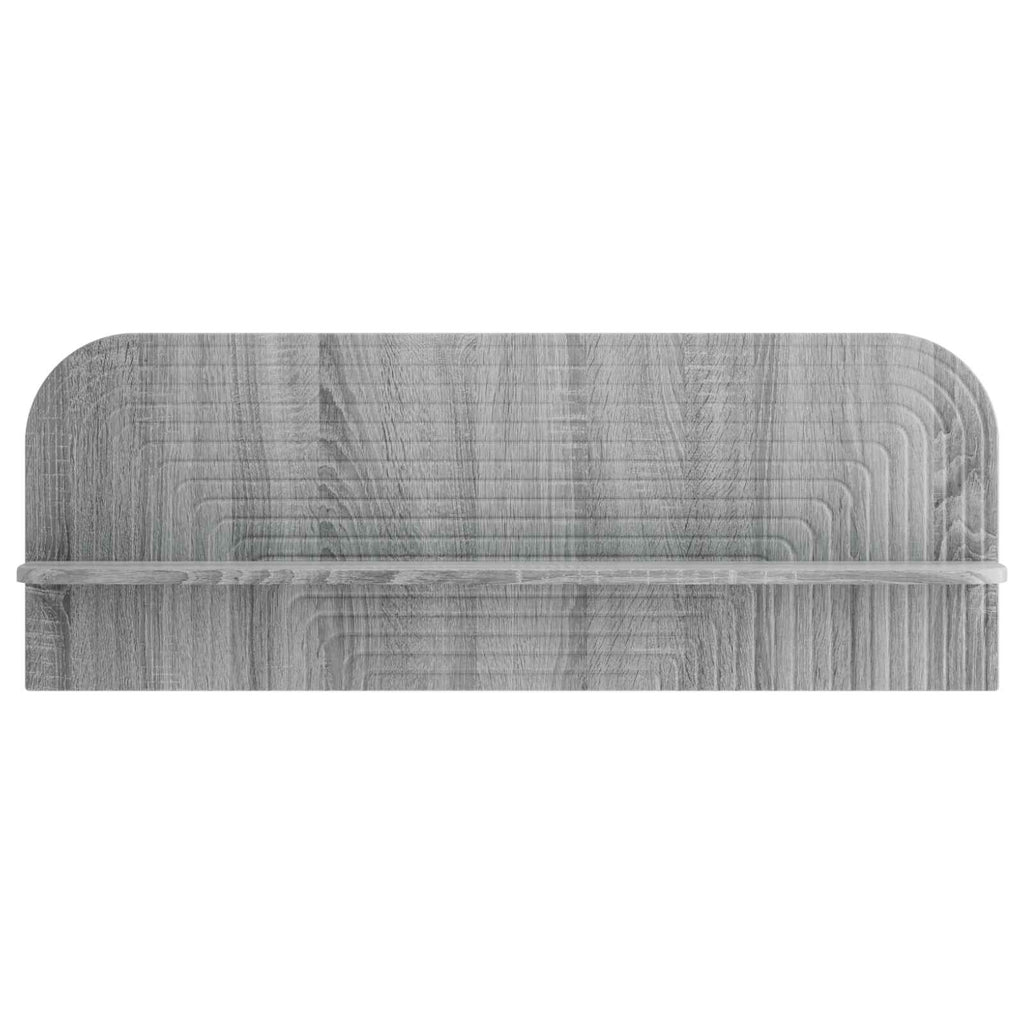 vidaXL Półka ścienna 2 szt. Szary Sonoma 102 x 13.5 x 37.5 cm