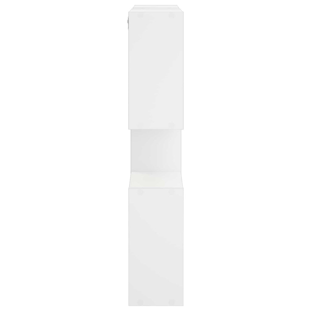 vidaXL Półka ścienna Biały 99,5 x 17 x 91 cm Drewno inżynieryjne