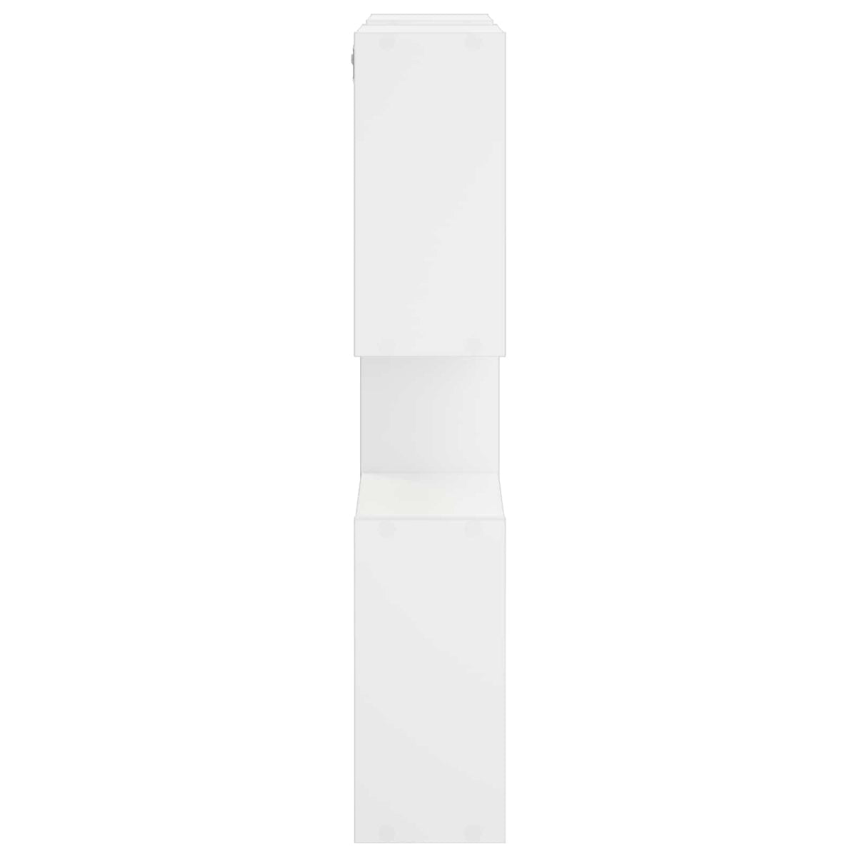 vidaXL Półka ścienna Biały 99,5 x 17 x 91 cm Drewno inżynieryjne