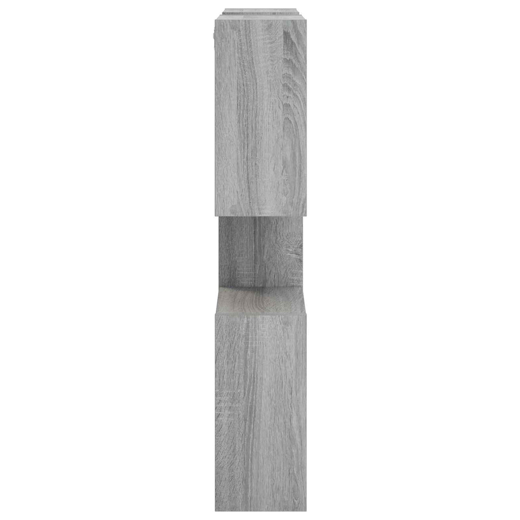 vidaXL Półka ścienna Szary Sonoma 99,5 x 17 x 91 cm